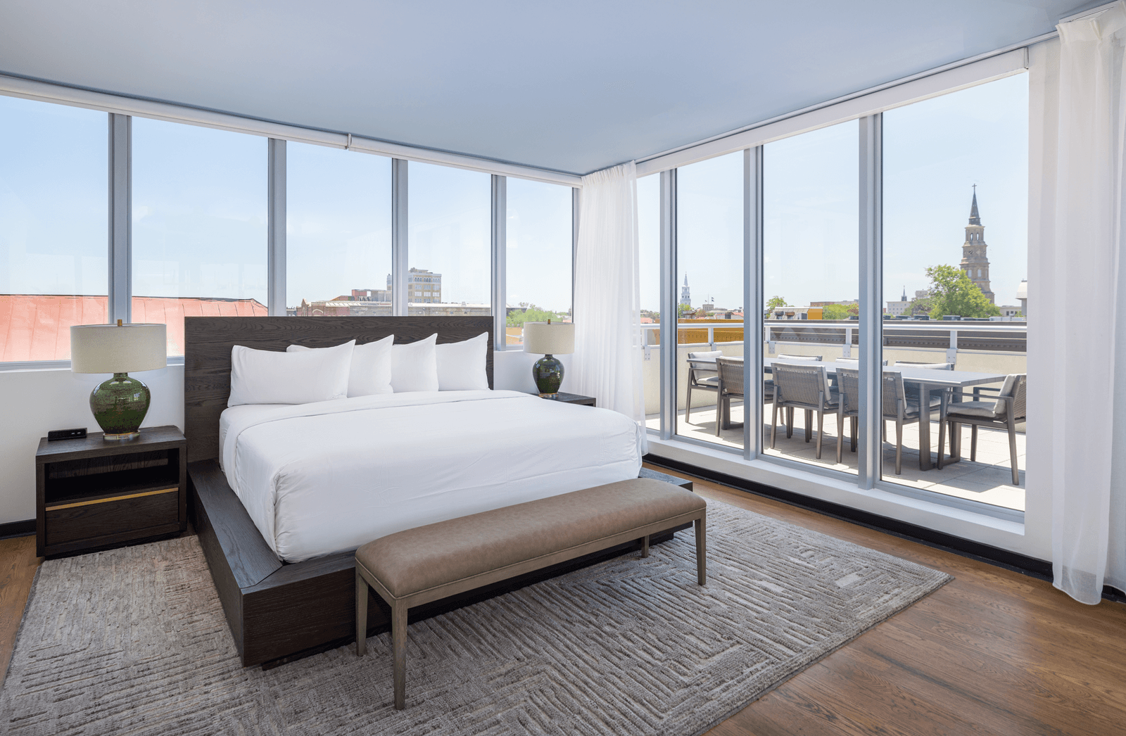 Image showcasing Charleston Hotel Rooms with Style - The Palmetto Hotel